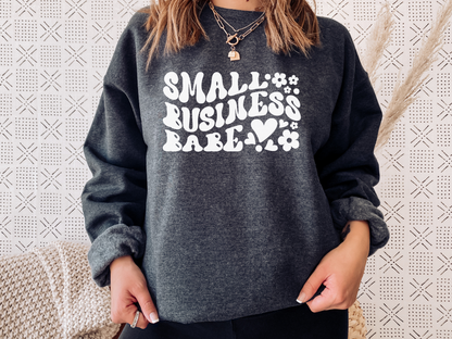 "Small Business Babe" Crewneck