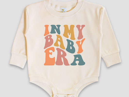 "In My Baby Era" Bubble Romper