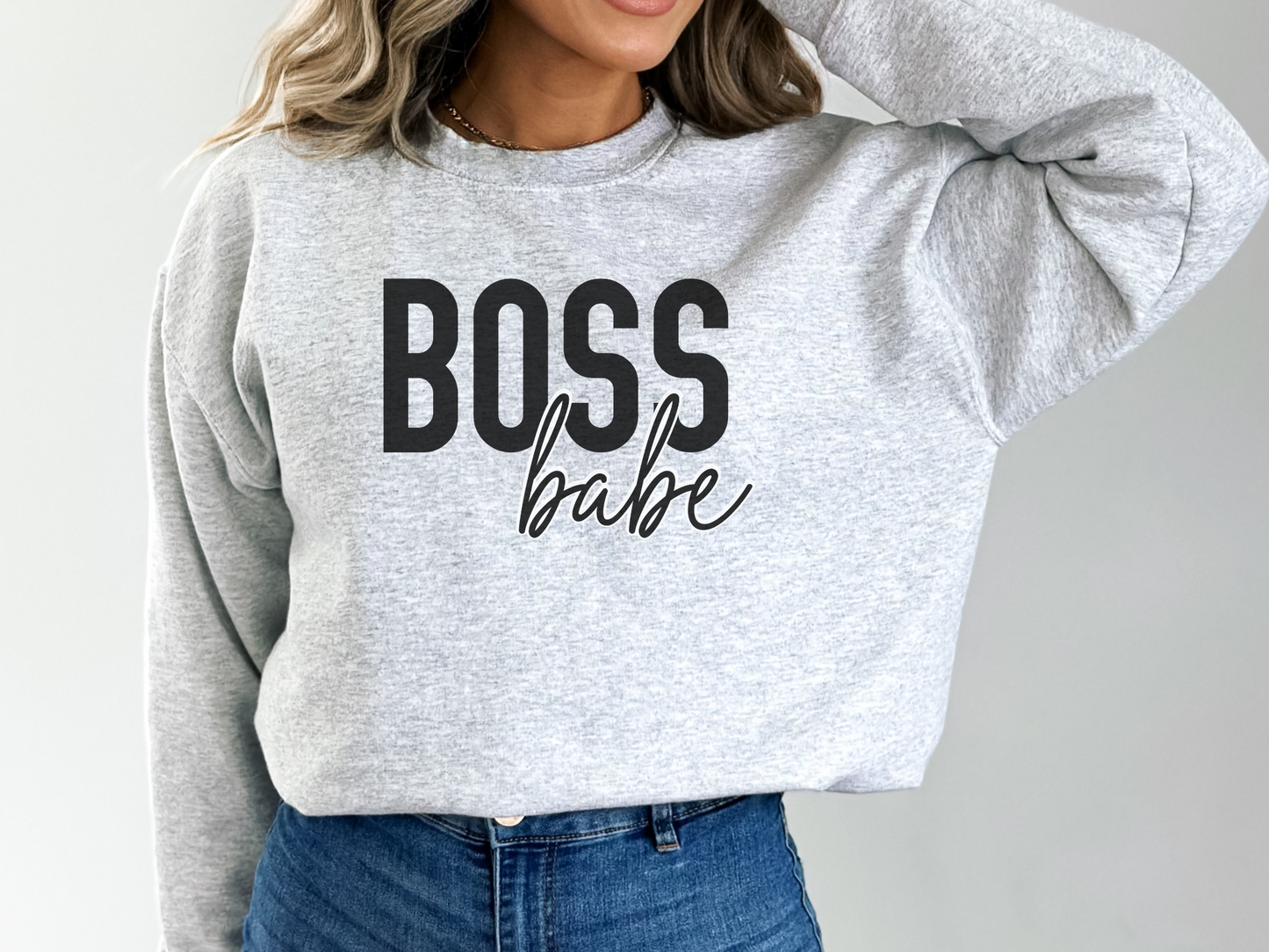 "Boss Babe" Crewneck