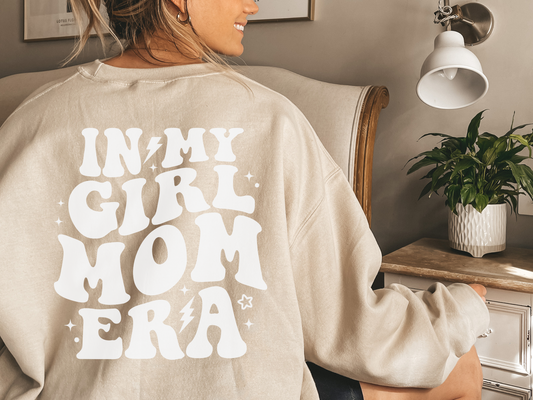 "In My Girl Mom Era" Crewneck Sweatshirt