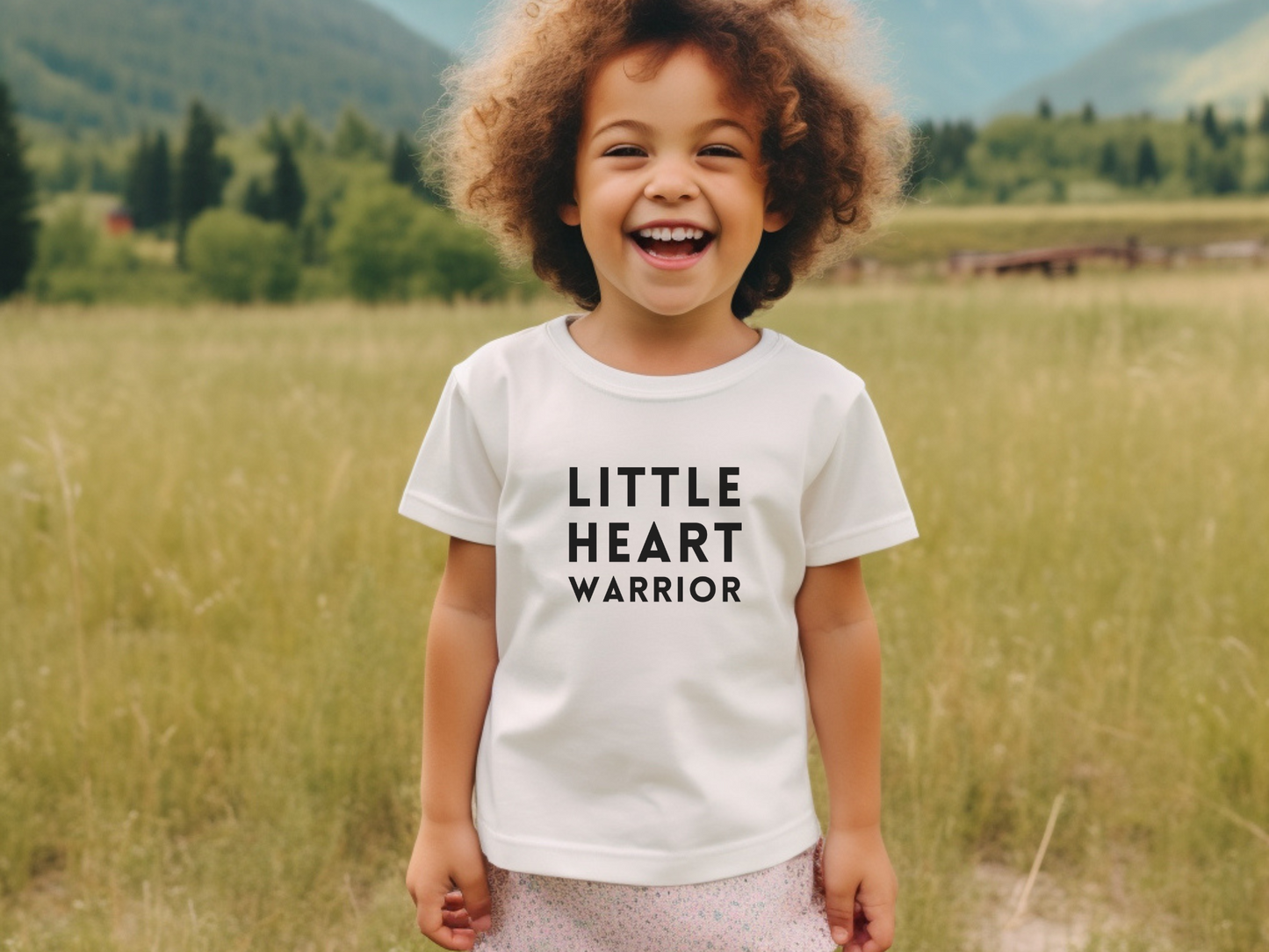 "Little Heart Warrior" Toddler T-shirts