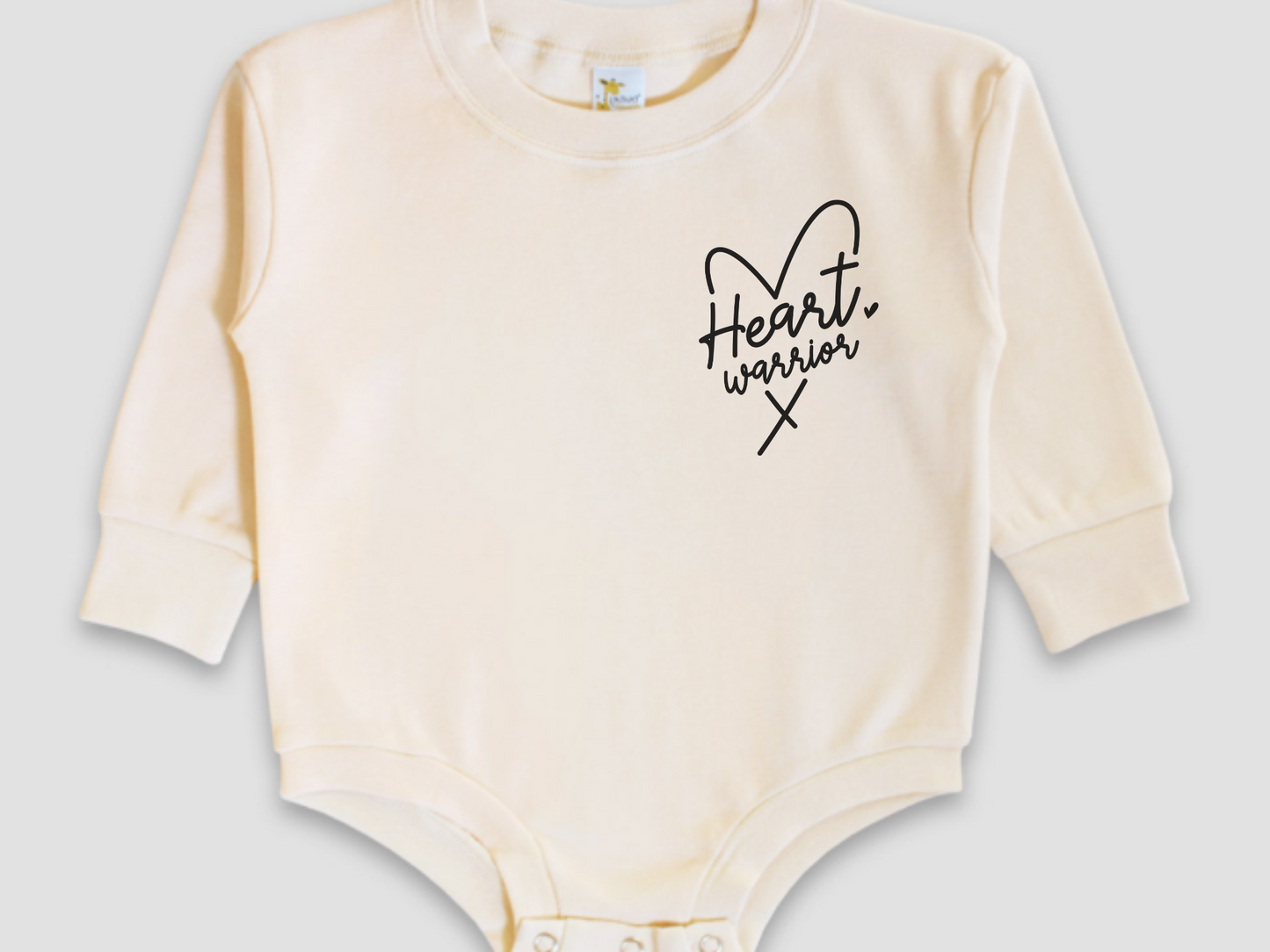 "Heart Warrior" Baby Romper