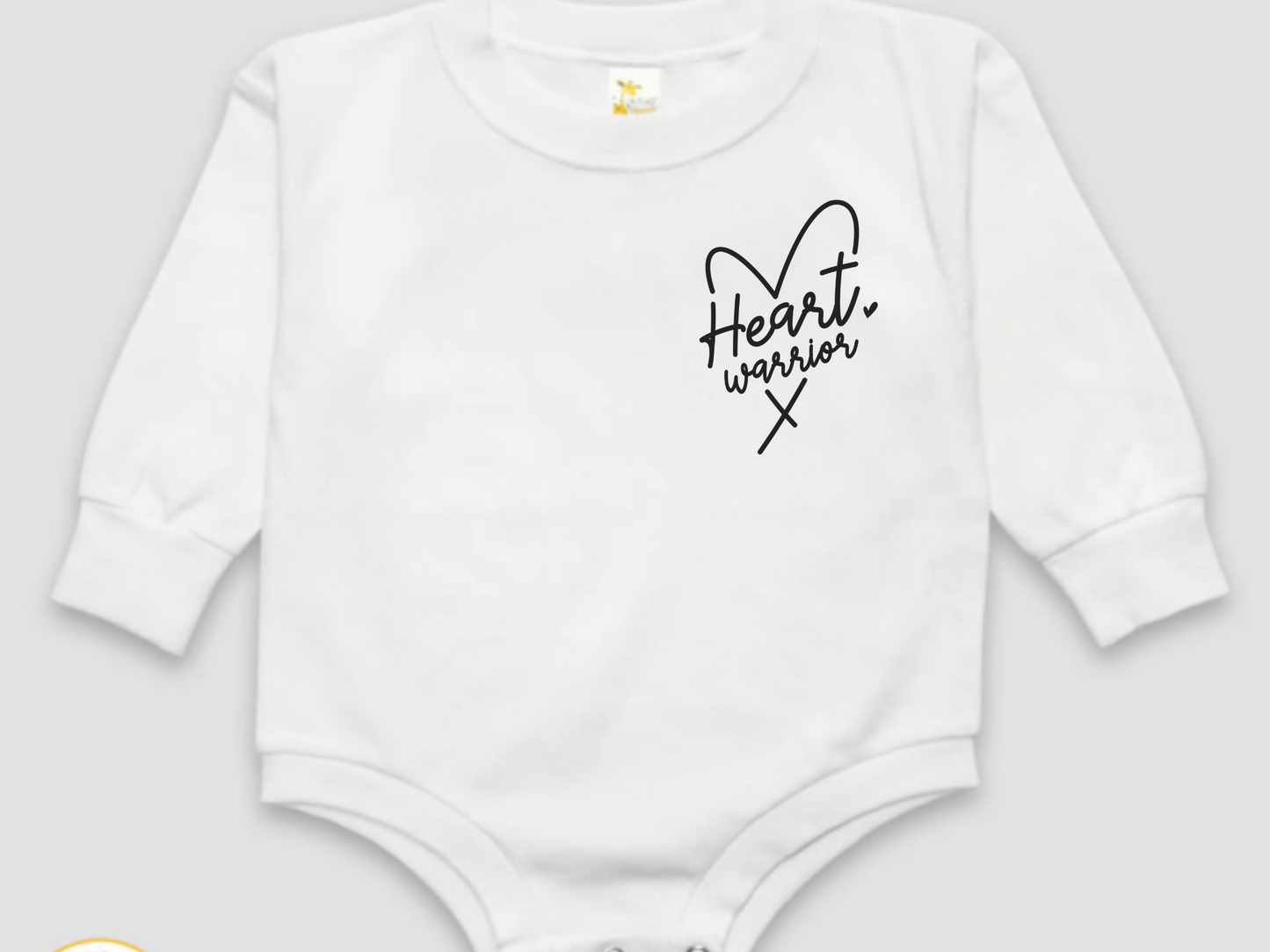 "Heart Warrior" Baby Romper