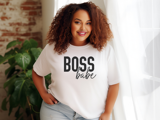 "Boss Babe" Comfort Colors T-shirt