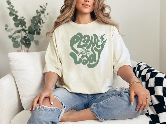 "Retro Plant Lady" Comfort Colors T-shirt