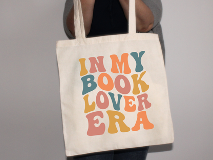 "In My Book Lover Era" Neutral Tote